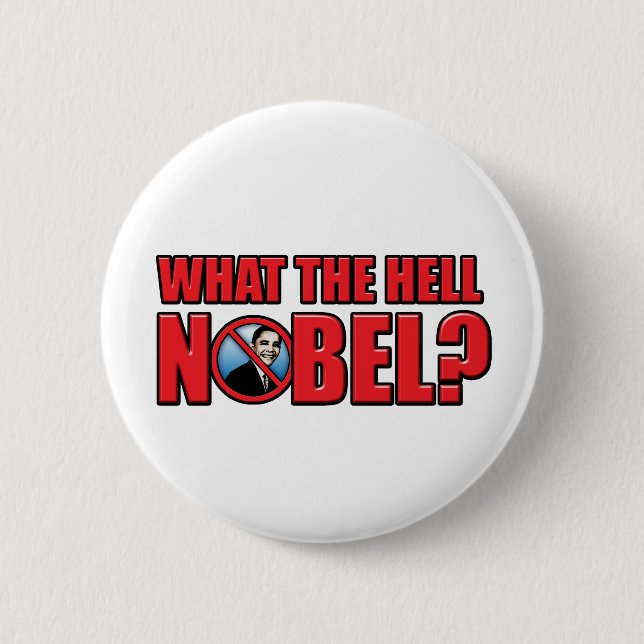 Welches Nobel? Button (Vorderseite)