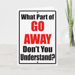 Welches Teils weggehen Sie Karte