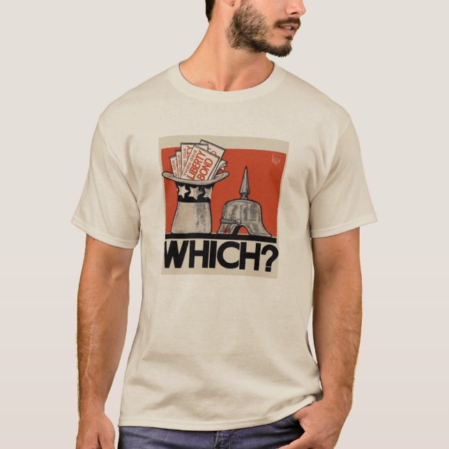 Welches? Tyrannei oder Freiheit WW1 T-Shirt (Vorderseite)