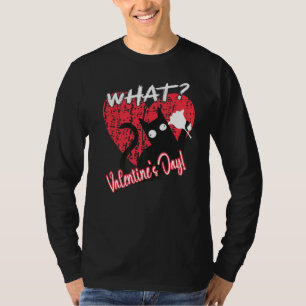 Welches Valentinstag Herz mit Katzen und Rose Katz T-Shirt