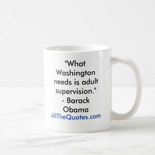 "Welches Washington braucht, erwachsene Tasse (Rechts)