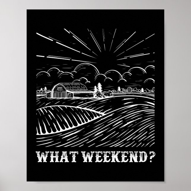 Welches Wochenende? Bauer Life Agriculture Poster (Vorne)