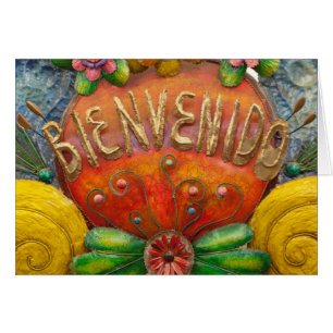 Welcom-Schild auf Spanisch, Mexiko