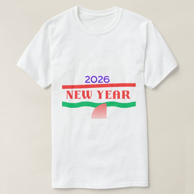 Welcome 2026 - Fresh Start New Year Celebration  T-Shirt (Design vorne)