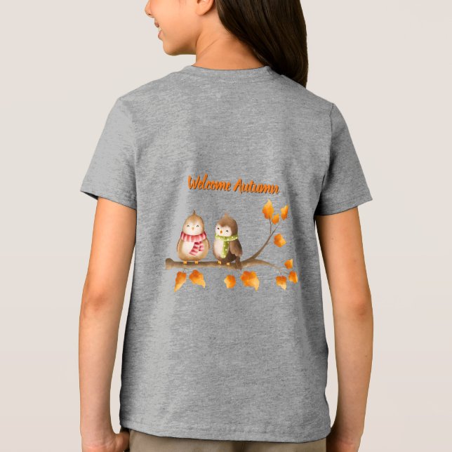 Welcome Autumn Tri-Blend Shirt (Rückseite)