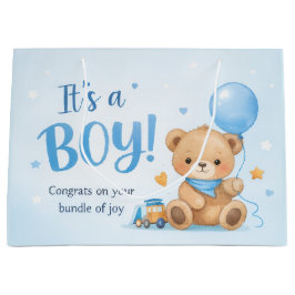 Welcome Baby Boy – A Bundle of Joy Gift Bag Große Geschenktüte