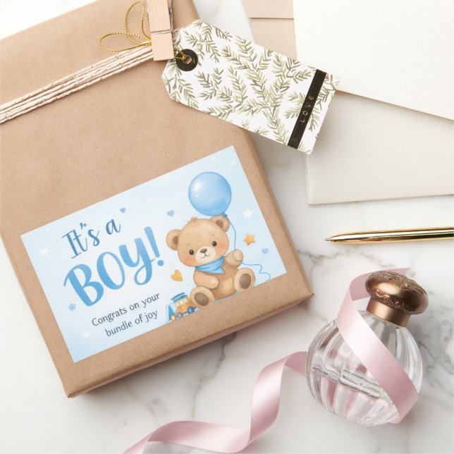 Welcome Baby Boy – A Bundle of Joy Sticker (Schenken)