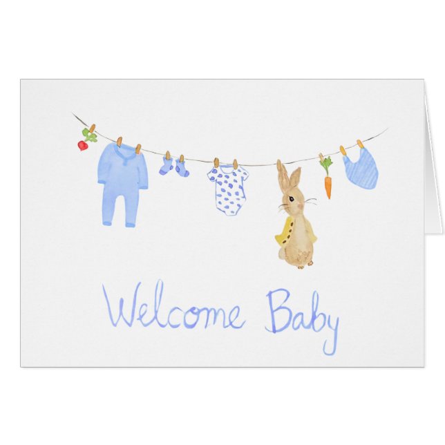 welcome baby boy BETTER (Vorderseite (Horizontal))