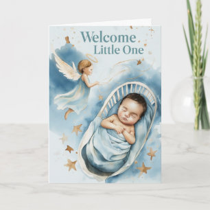 Welcome Baby Boy Karte