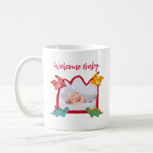 Welcome Baby Cartoon Tasse - Perfektes Geschenk fü