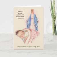 Welcome Baby Girl Gesegnete Jungfrau Mary Katholic