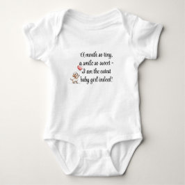 Welcome Baby Girl, Niedlich Baby Gift, Dog & Ballo Strampler