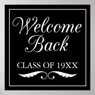Welcome Back Class Poster