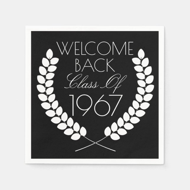 Welcome Back Class Serviette (Vorderseite)