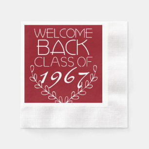 Welcome Back Class Serviette