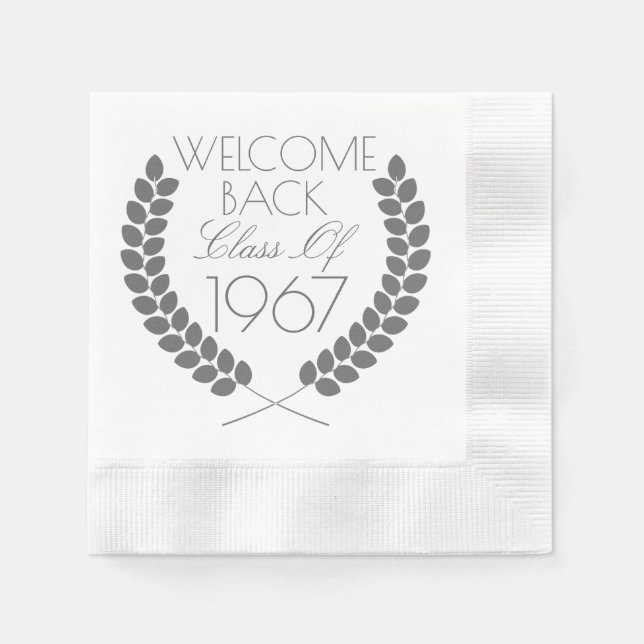 Welcome Back Class Serviette (Vorderseite)