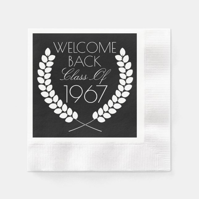 Welcome Back Class Serviette (Vorderseite)