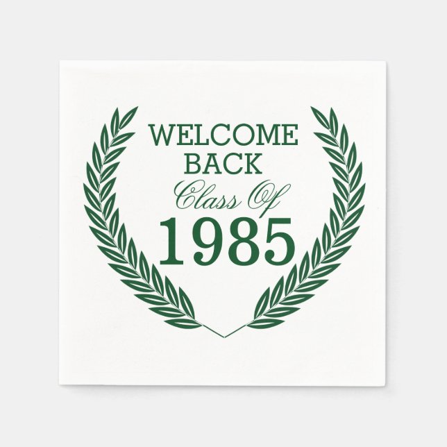 Welcome Back Class Serviette (Vorderseite)