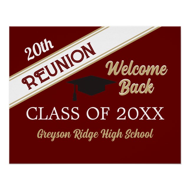Welcome Back Class-Wiedersehen Poster (Vorderseite)