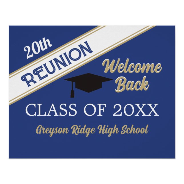 Welcome Back Class-Wiedersehen Poster (Vorderseite)