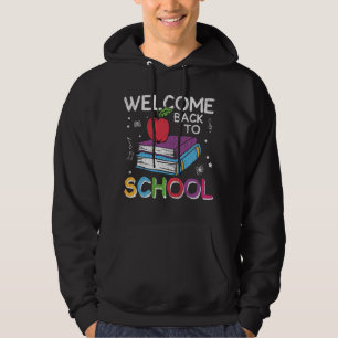Welcome Back School First Grade Lehrer Kinder Crew Hoodie