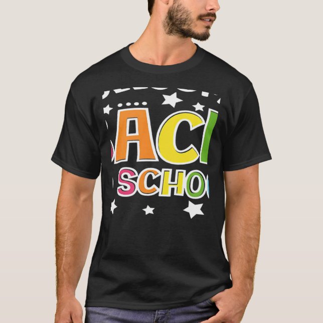 Welcome Back To School Christmas 2023 Outfit Half  T-Shirt (Vorderseite)