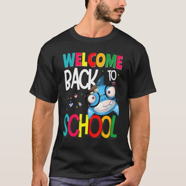 Welcome Back to School First Day of School Teacher T-Shirt (Vorderseite)
