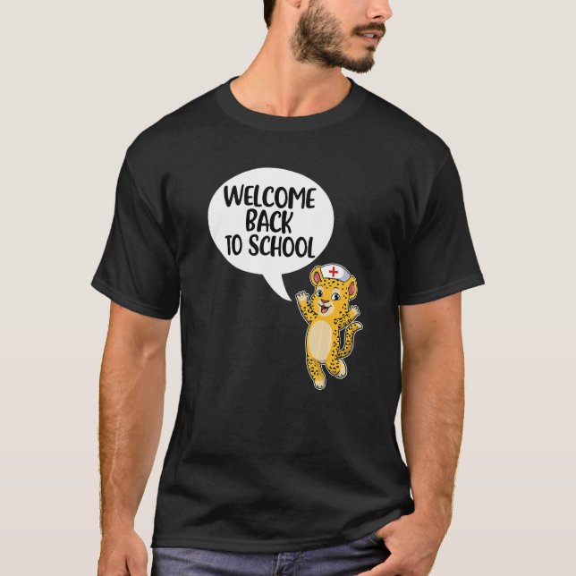 Welcome Back To School Nurse First Day Of School L T-Shirt (Vorderseite)
