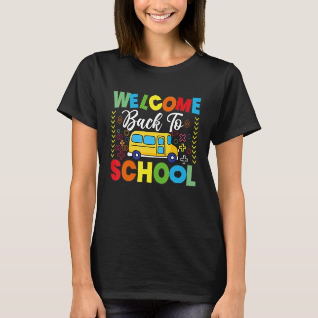 Welcome Back To School Shirt School Bus Driver Men (Vorderseite)