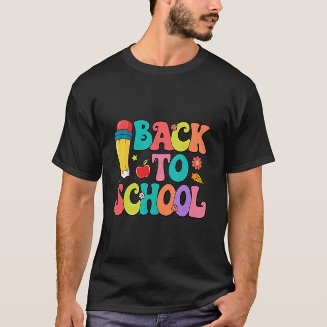 Welcome Back To School Teacher First Day Of School T-Shirt (Vorderseite)