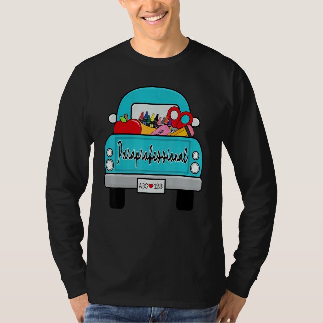 Welcome Back to School With Truck   Paraprofession T-Shirt (Vorderseite)