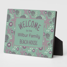 Welcome Beach House Coasting Sign