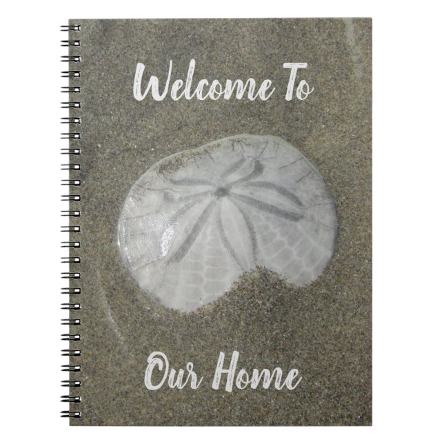 Welcome Beach House Rental Sand Dollar Foto Guest Notizblock (Vorderseite)