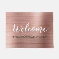 Welcome Blush Pink - Rose Gold Familienname