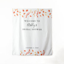 Welcome Brautparty Herbst Herbst Blätter