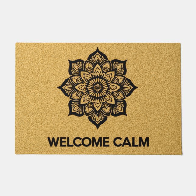 Welcome Calm Fußmatte (Vorderseite)