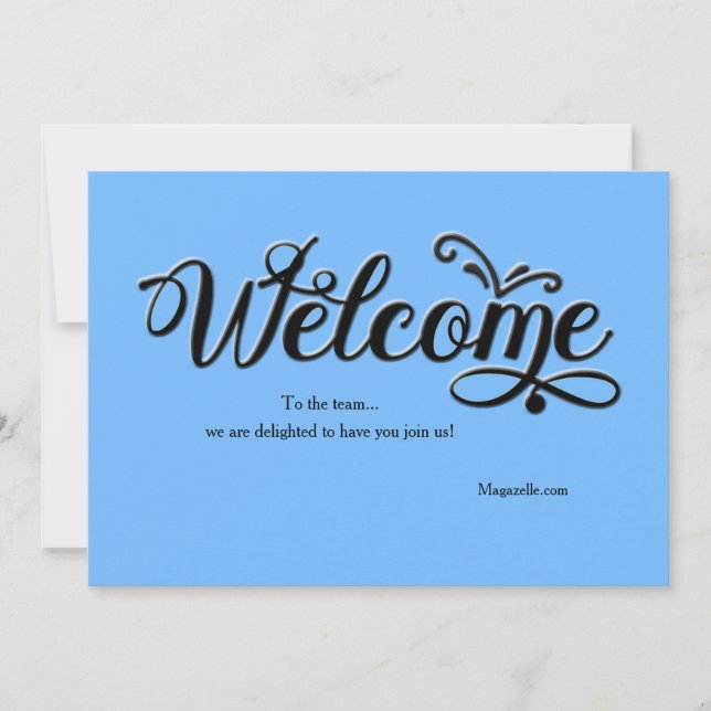 Welcome Card Einladung (Vorderseite)