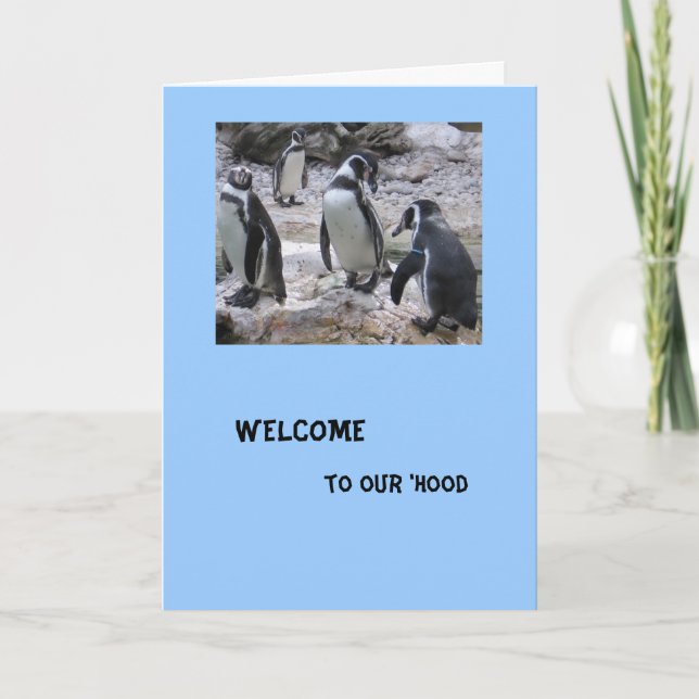 Welcome Card Karte (Vorderseite)