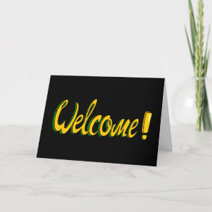 Welcome Card Karte