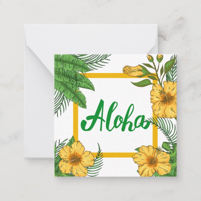 Welcome Card Mitteilungskarte (Vorderseite)