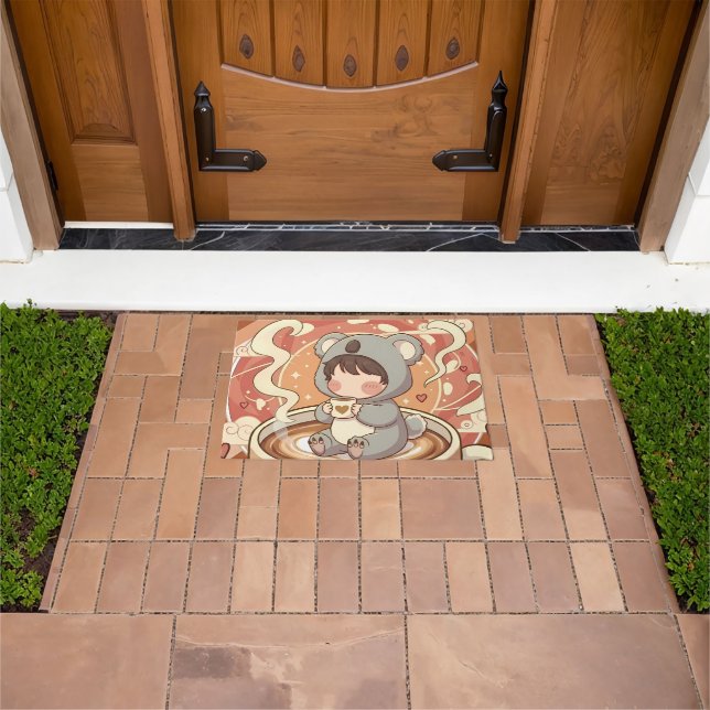 Welcome Chibi Koala Adventure Doormat Fußmatte (Außenbereich)