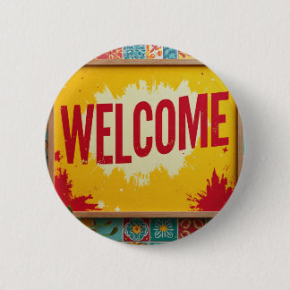 Welcome design on  button