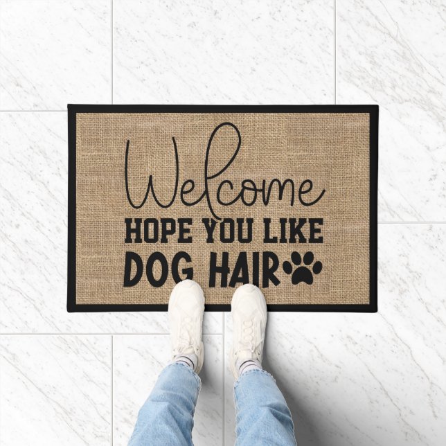 Welcome Dog Lover Sarcastic Funny Doormat Fußmatte (Indoor)