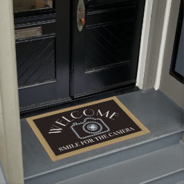 Welcome Door Mat - Lächeln für die Kamera Fußmatte