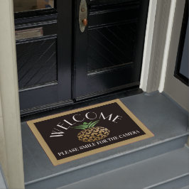 Welcome Door Mat - Lächeln für die Kamera Fußmatte