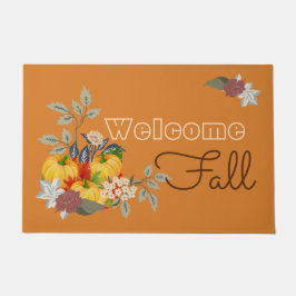Welcome Fall Floral Design Fußmatte
