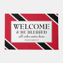 WELCOME Flag TRINIDAD Fußmatte