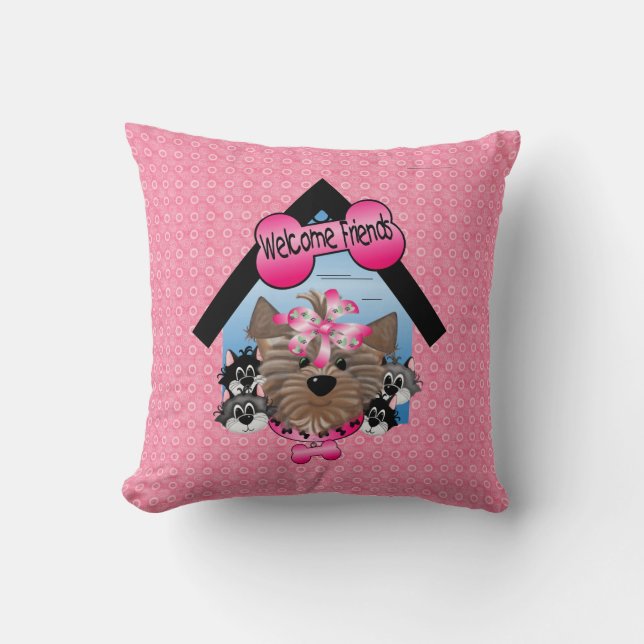 Welcome Friends American MoJo Pillow Kissen (Vorderseite)
