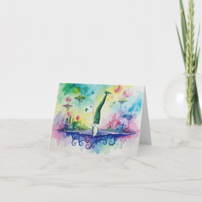 Welcome Home Dankeskarte (Vorderseite)