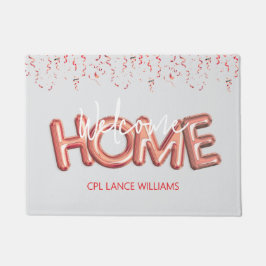 Welcome Home Patriotic Military Hero Party Fußmatte